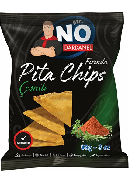 Mr.no Pita Chips Çeşnili 85 gr