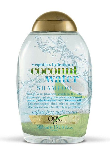 Nemlendirici Coconut Water Şampuan 385 ml