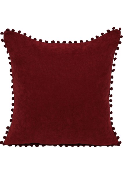 Aishas Design Ponponlu Dekoratif Kırlent Kılıfı