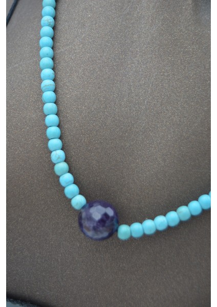Jewellery Lapis Lazuli ve Turkuaz Doğal Taşlı Kolye fiyatları