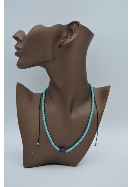 Jewellery Lapis Lazuli ve Turkuaz Doğal Taşlı Kolye fırsatları