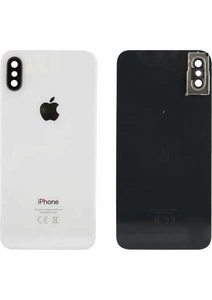 Toredo Store Iphone x Arka Pil Kapağı Full Kamera Lensli Beyaz