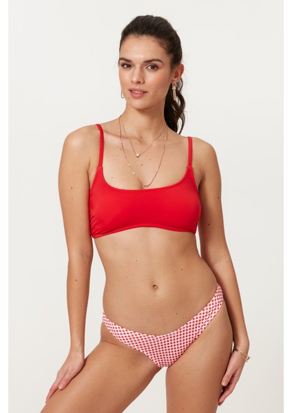 Askılı Bustiyer Bikini Takım 217332 Desenli