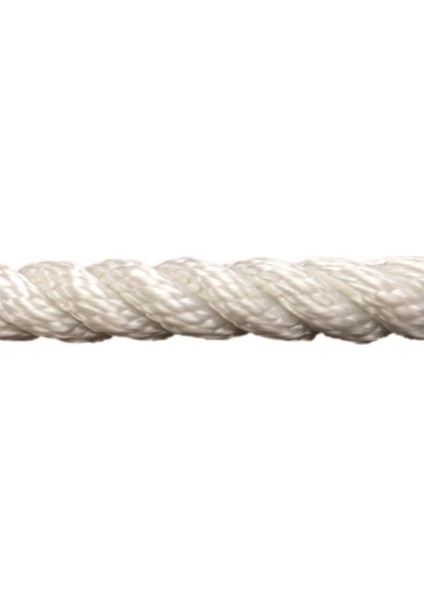 Polyester Halat 3 Kollu 20 mm Beyaz