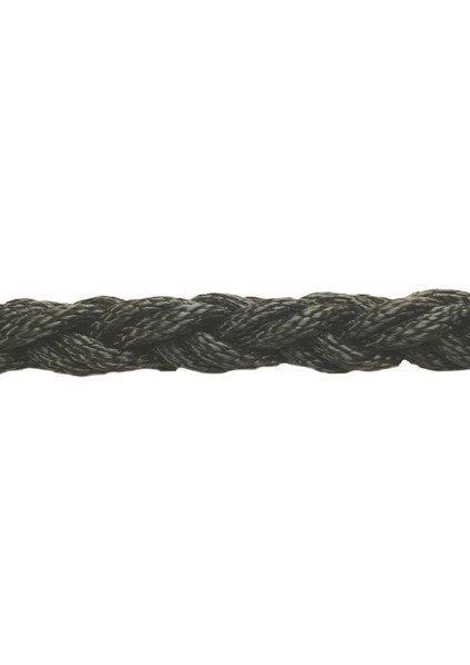 Polyester Halat 8 Kollu 24 mm Siyah