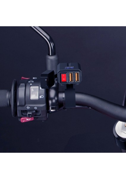 4.2A / 5V Suya Dayanıklı Motosiklet Usb Şarj Cihazı, Voltmetreli Ve Açma/Kapama Anahtarlı Akıllı Telefon / Tablet Için Hızlı Şarj Mavi (Yurt Dışından) fiyatları