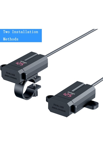 4.2A / 5V Suya Dayanıklı Motosiklet Usb Şarj Cihazı, Voltmetreli Ve Açma/Kapama Anahtarlı Akıllı Telefon / Tablet Için Hızlı Şarj Mavi (Yurt Dışından) modelleri
