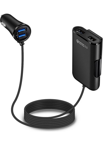 Evrensel 4 Bağlantı Noktalı Usb Araç Şarj Cihazı (Yurt Dışından) fiyatları