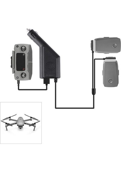 Sunnylife Dji Mavic 2 Pro / Zoom Araç Şarj Cihazı 3 In 1 Dji Pil Ve Telefon Denetleyicisi Şarj Hub 17.6V 2A Aksesuarları (Yurt Dışından) indirimleri