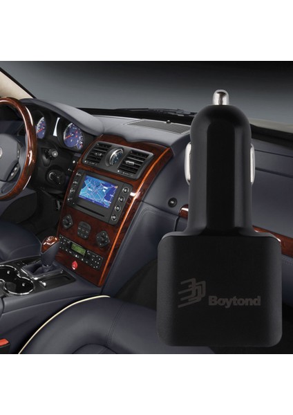 Araç Şarj Cihazı Çift Usb Bağlantı Noktası Tip C V8 Kablolu Telefon Için Hızlı Şarj Cihazı (Yurt Dışından) fiyatları