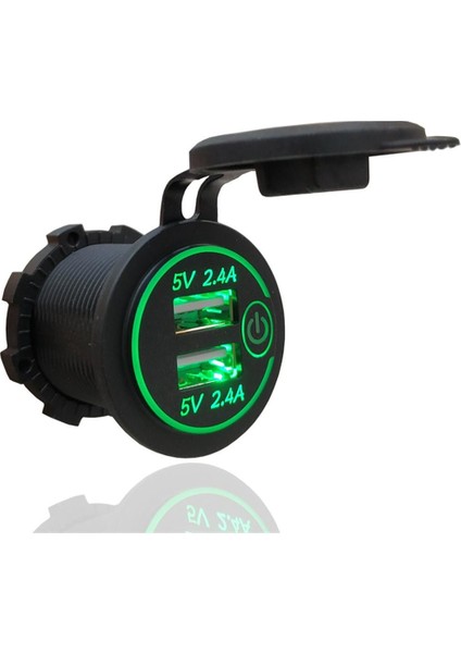 Araçlar Araba Motosiklet Için Anahtarlı Usb Araba 4.8A Çift Şarj Soket Çıkışı (Yurt Dışından) indirimleri