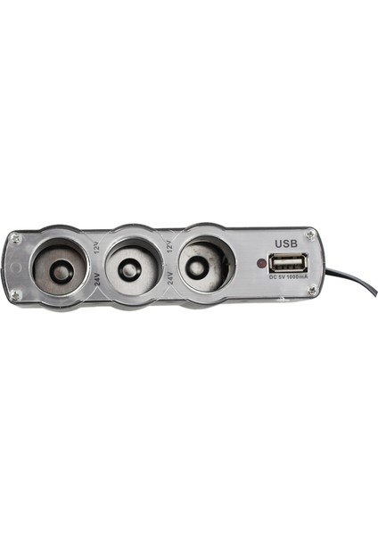 Usb Çıkışlı Üçlü Soket Adaptör (Siyah) (Yurt Dışından) indirimleri