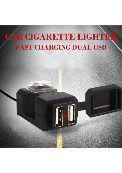 Hızlı Şarj Çift Usb 12V-24V Araç Çakmak Splitter Şarj Cihazı (Yurt Dışından) modelleri