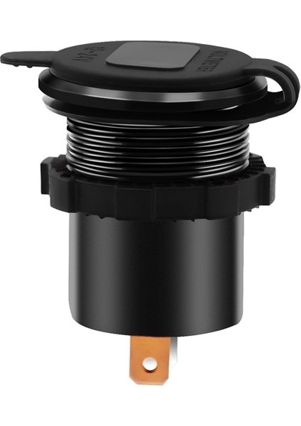 Alüminyum Alaşımlı Hızlı Şarj Qc 3.0 Voltmetre Şarj Cihazı İle Çift Usb Siyah Kabuk Kırmızı Işık Araba Motosiklet Plaj Arabası Rv Suv (Yurt Dışından) indirimleri