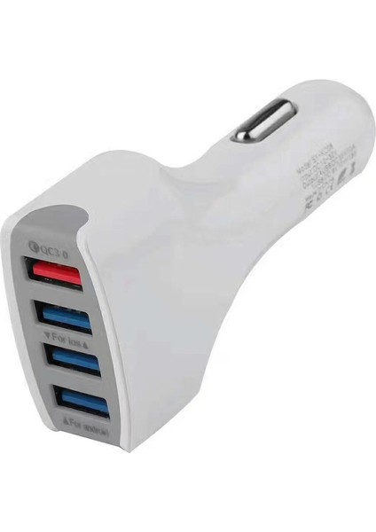 Se Hızlı Şarj 3.0 Usb Araç Şarj Cihazı İphone Uyumlu Için 4 Usb Qc 3.0 Araç Telefonu Şarj Cihazı (Yurt Dışından)