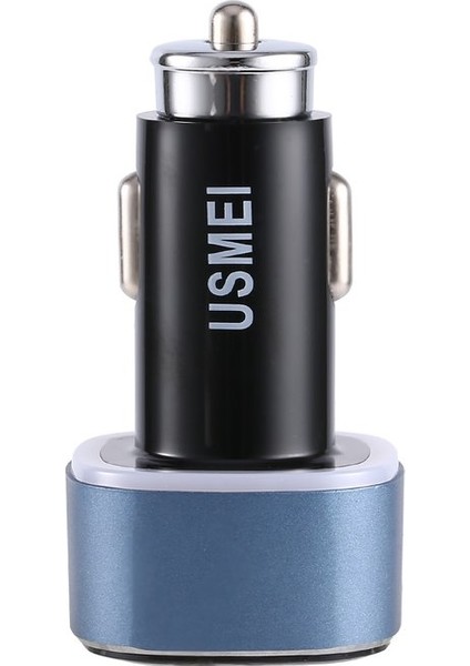C6 Mini Çift Usb Araç Şarj Cihazı Lcd Ekran Hızlı Cep Telefonu Şarj Adaptörü (Yurt Dışından)