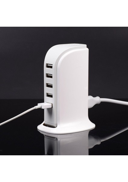 Ab / Abd / Ingiltere Tak 5V 6A 5-Usb Bağlantı Noktaları Akıllı Telefon Tablet Için Şarj Cihazı Güç Adaptörü -Beyaz Abd (Yurt Dışından) fiyatları