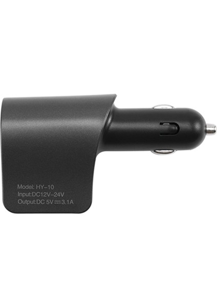 Hy10 3.1A 3 Usb Hızlı Şarj Araç Telefonu Şarj Adaptörü Voltmetre İle Ette Soket Dc 12-24V (Siyah) (Yurt Dışından) modelleri