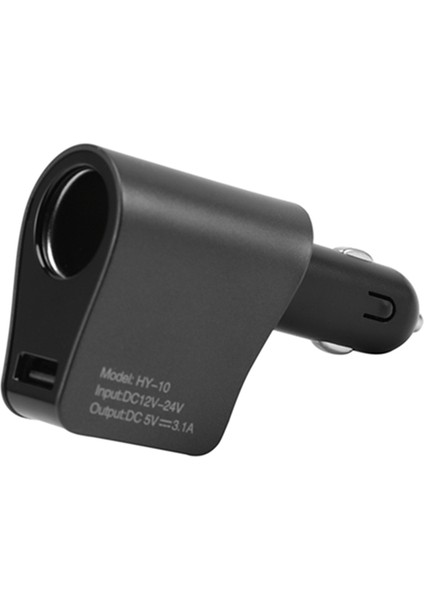 Hy10 3.1A 3 Usb Hızlı Şarj Araç Telefonu Şarj Adaptörü Voltmetre İle Ette Soket Dc 12-24V (Siyah) (Yurt Dışından) indirimleri