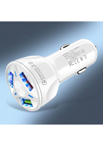 Araç Şarj Cihazı 36W 6A Qc3 0 3 Port Usb Araç Şarj Adaptörü Telefonlarla Uyumlu Ipad'Ler Kameralar (Yurt Dışından) indirimleri