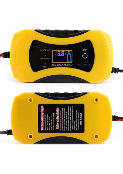 12V 8A Araba Motosiklet Kurşun-Asit Piller Için Şarj Cihazı Ters Polarite Kısa Devre Koruma Voltaj Akım Göstergesi (Yurt Dışından) modelleri