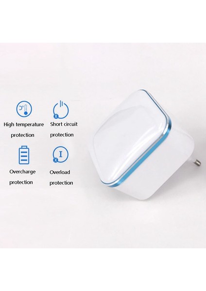 Basın Gece Lambası İle Çift Usb Seyahat Duvar Şarj Cihazı, İphone Uyumlu İpad Seyahat Şarj Cihazları Abd Tak Için Uygun (Yurt Dışından) fiyatları