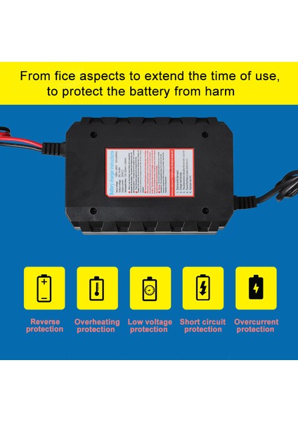 12V 20A Us Akıllı 12V Volt 20A Kurşun Asit Akü Şarj ve Kontrol Cihazı (Yurt Dışından) fiyatları
