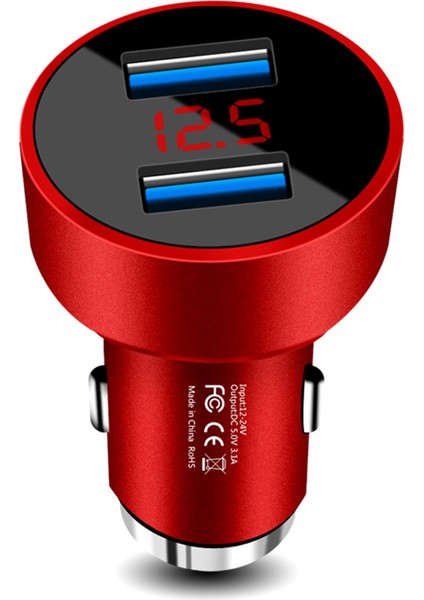 1 Adet Çok Fonksiyonlu Araç Şarj Cihazı Çift Usb (Yurt Dışından) modelleri