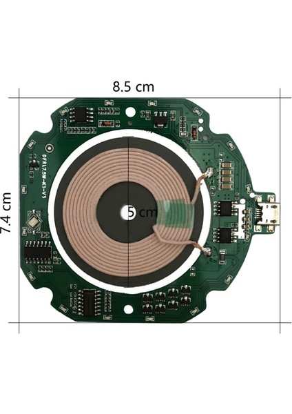 10W Qi Hızlı Kablosuz Şarj Modülü A Devresi D + Mikro-Usb Arayüzü İle Bobin Dıy Şarjı (Yurt Dışından) fiyatları