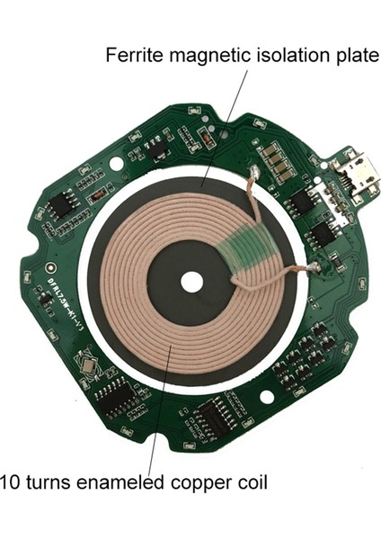 10W Qi Hızlı Kablosuz Şarj Modülü A Devresi D + Mikro-Usb Arayüzü İle Bobin Dıy Şarjı (Yurt Dışından) modelleri