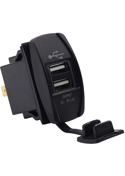 Ef Çift Usb Şarj Soketi 12 Volt Fiş Jack Panel Montajlı Tekne Araba Kamyon Rv Oto (Yurt Dışından) modelleri