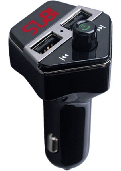 Ef Araba Gps Konumlandırma Bluetooth Mp3 App Çift Bağlantı Noktalı Usb Şarj Adaptörü (Yurt Dışından)