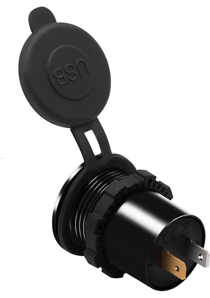 Alüminyum Alaşımlı Hızlı Şarj Çift Qc3.0 Usb Şarj Soketi Su Geçirmez Araç Şarj Cihazı Güç Adaptörü (Yurt Dışından) indirimleri