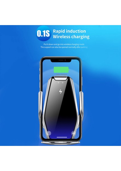 15W Qi Kablosuz Araç Şarj Cihazı Otomatik Usb C Hızlı Şarj Hava Firar Montaj Tutucu İphone Uyumlu 11 Pro Xs Xr 8 Altın (Yurt Dışından) modelleri