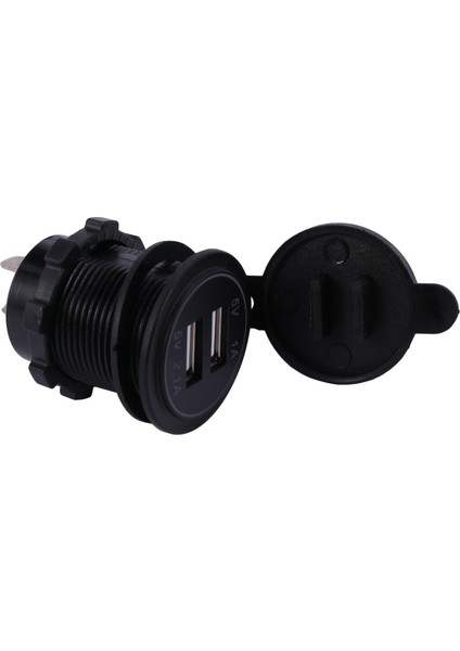 Evrensel Su Geçirmez Çift Bağlantı Noktalı Usb Şarj Cihazı 5V / 3.1A Mavi Led Güç Adaptörü Soketi Dc 12V-24V Arabalar Için Araçlar (Yurt Dışından) indirimleri