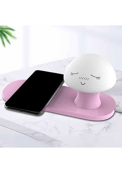 Yaratıcı Küçük Mantar 10W Kablosuz Hızlı Şarj Cihazı(Yurt Dışından) indirimleri
