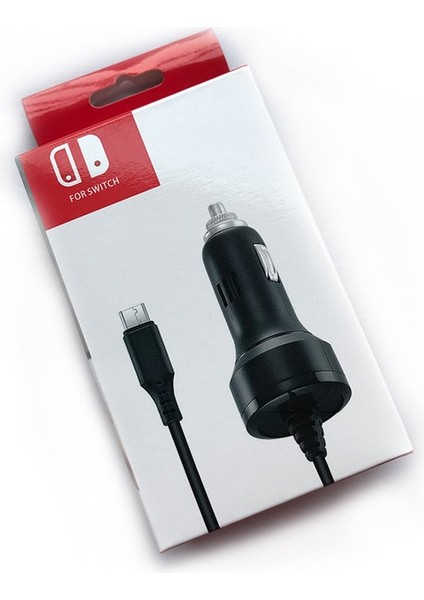 Nintend Switch Için Taşınabilir Araç Şarj Cihazı Usb Tip C Araç Şarj Cihazı 5V 2.4A - Siyah (Yurt Dışından) modelleri
