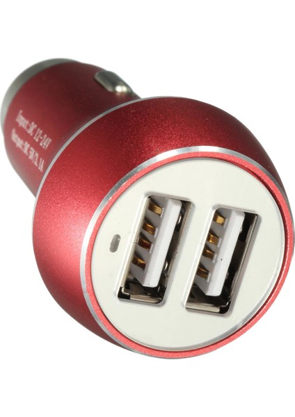 12V 24V 3.1A Araba Ikiz Çift Usb Çıkışlı Şarj Adaptörü(Yurt Dışından) modelleri