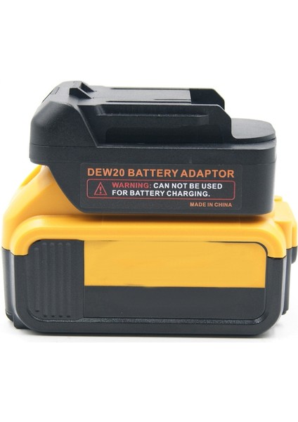 Dewalt Dcb200 Dcb205 Için Pil Adaptörü Dcb205 Li-Ion Pil Için Milwaukee M18 Pil Adaptörü Için Akım Dönüştürücü - Siyah (Yurt Dışından) fiyatları