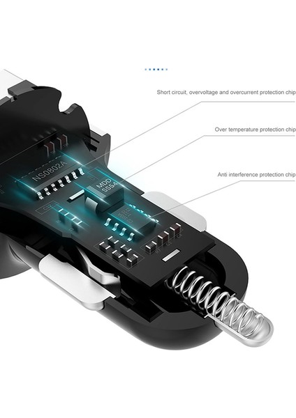 3.1A Çift Usb Araç Şarj Cihazı, Led Ekranlı Evrensel Cep Telefonu Araç Şarj Cihazları (Yurt Dışından) modelleri