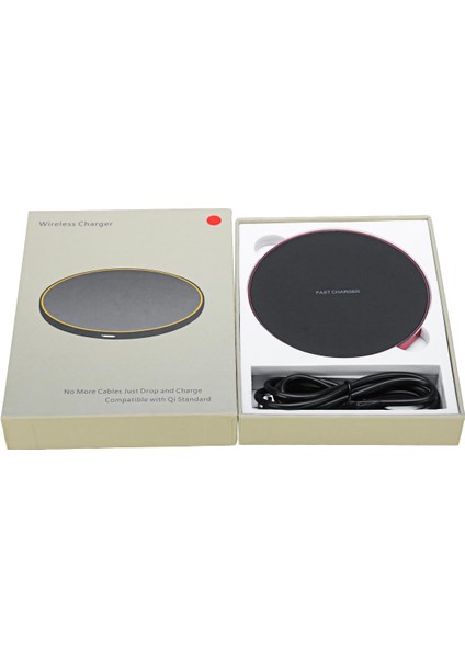 Loveliness 10W Hızlı Qı Kablosuz Şarj Cihazı Şarj Dock Pad Mat İphone Uyumlu Samsung S8 S9 S7 Note8 Için (Yurt Dışından) modelleri