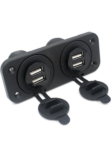 Araba Soket Paneli 4 Usb Şarj Cihazı Güç Güç Adaptörü Çıkış Tekne Aksesuarı 12V (Yurt Dışından) fırsatları