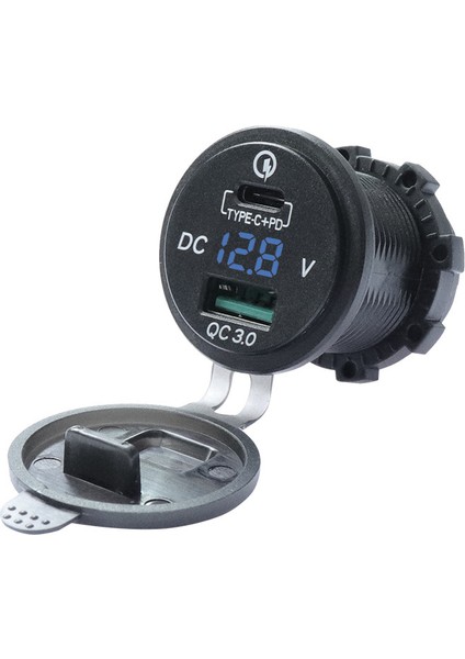 12/24V Araba Motosiklet Tekne B Için Çift Usb Şarj Soketi Adaptörü (Yurt Dışından) fiyatları