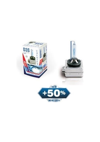 D3S 6000K Xenon Ampul +50 Fazla Işık