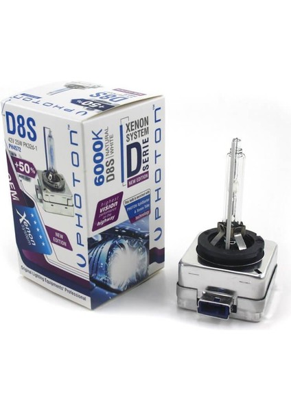 D6S 8000K Xenon Ampul