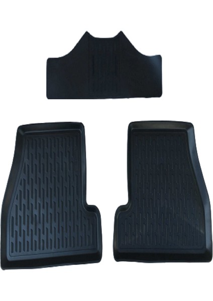 Peugeot 2008 2014 Model 3D Siyah Havuzlu Paspas modelleri