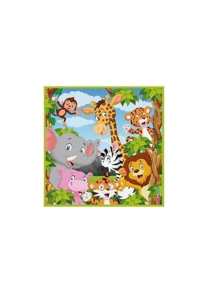 Safari 8 Kişilik Parti Süsleri Afişli fırsatları