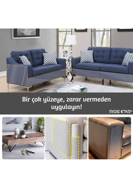 Kedi Eğitim Bandı - Mobilyalar Için Tırmalamaya Karşı Önleyici Non-Toxic 10 cm x 10 m