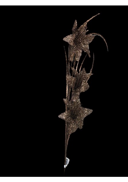 Özel Desen Yapay Çiçek Kahverengi 110 cm