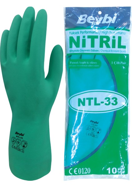 Nitril Ntl-33 Yeşil Eld 9